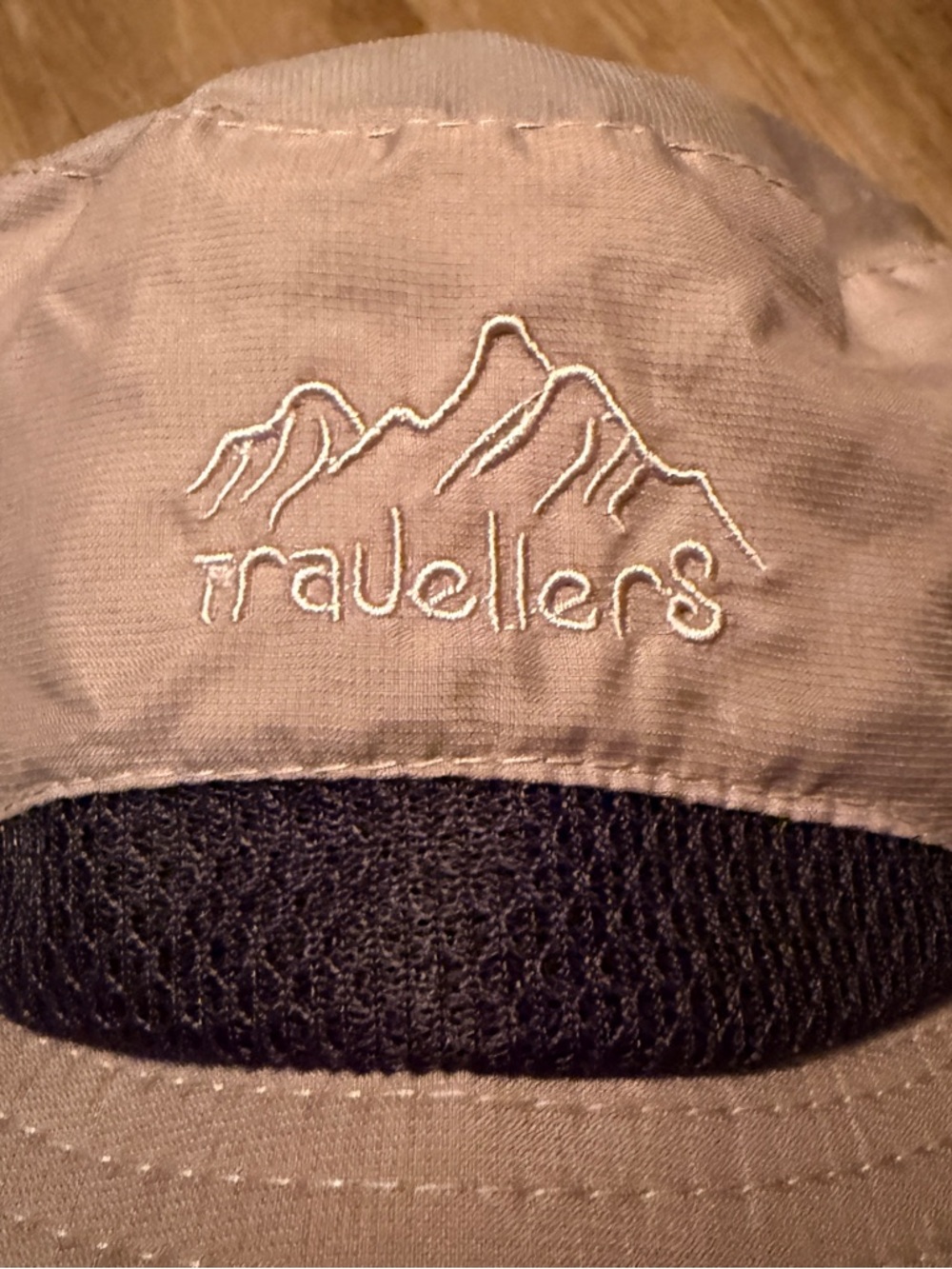 Men's Tan Embroidered Outdoor Cap